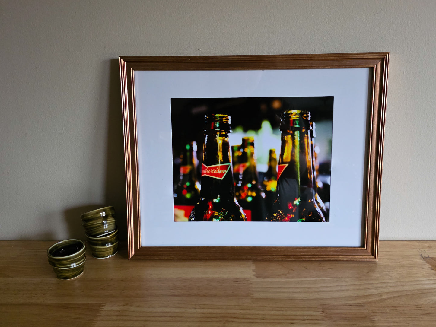 Budweiser Bottles Photo Print - The Bier Stube Collection