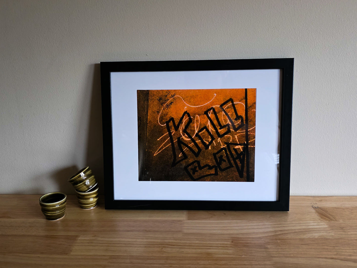 Kill God Wall Graffiti Photo Print - The Bier Stube Collection