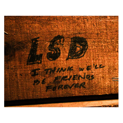 LSD Wall Graffiti Print - The Bier Stube Collection