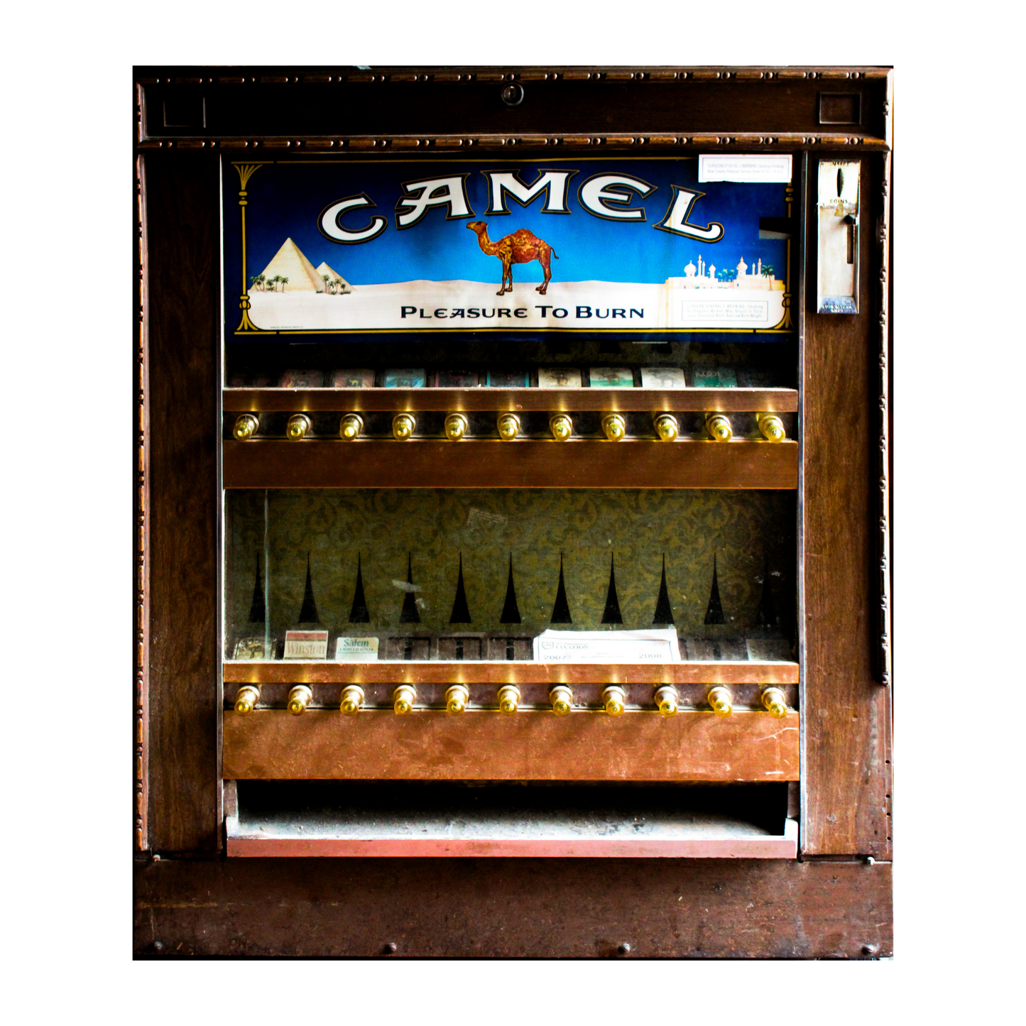 Camel Cigarette Machine Photo Print - The Bier Stube Collection