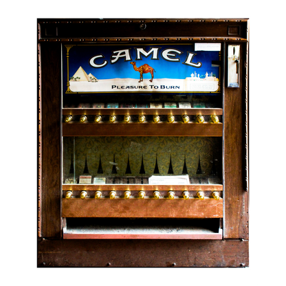 Camel Cigarette Machine Photo Print - The Bier Stube Collection