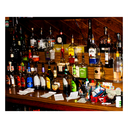 Liquor Bottles Photo Print - The Bier Stube Collection