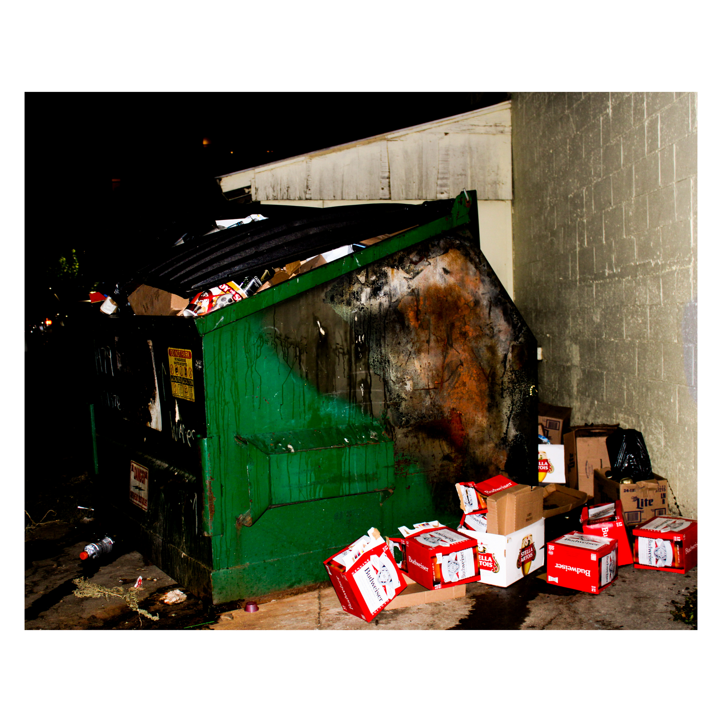 Closing Night Dumpster Photo Print - The Bier Stube Collection
