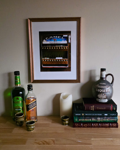 Camel Cigarette Machine Photo Print - The Bier Stube Collection