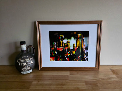 Budweiser Bottles Photo Print - The Bier Stube Collection