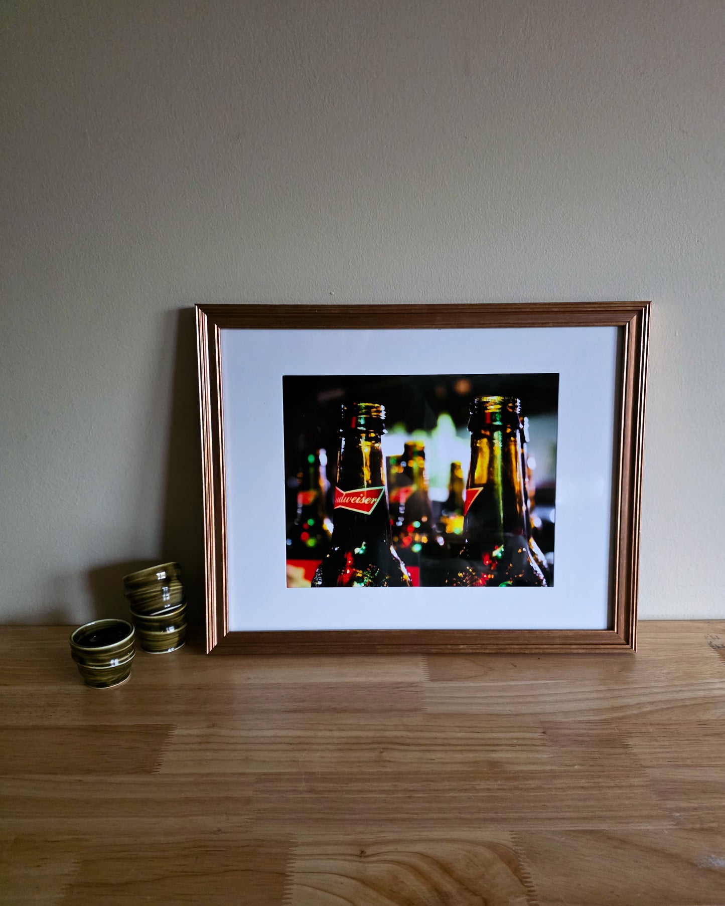 Budweiser Bottles Photo Print - The Bier Stube Collection