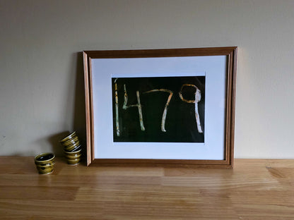 Dumpster Address Numbers Photo Print - The Bier Stube Collection