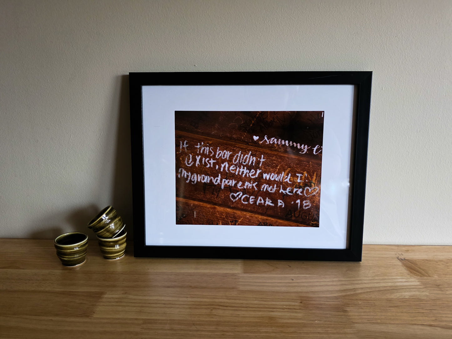 Famous Wall Signature Photo Print - The Bier Stube Collection