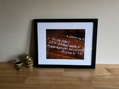 Famous Wall Signature Photo Print - The Bier Stube Collection