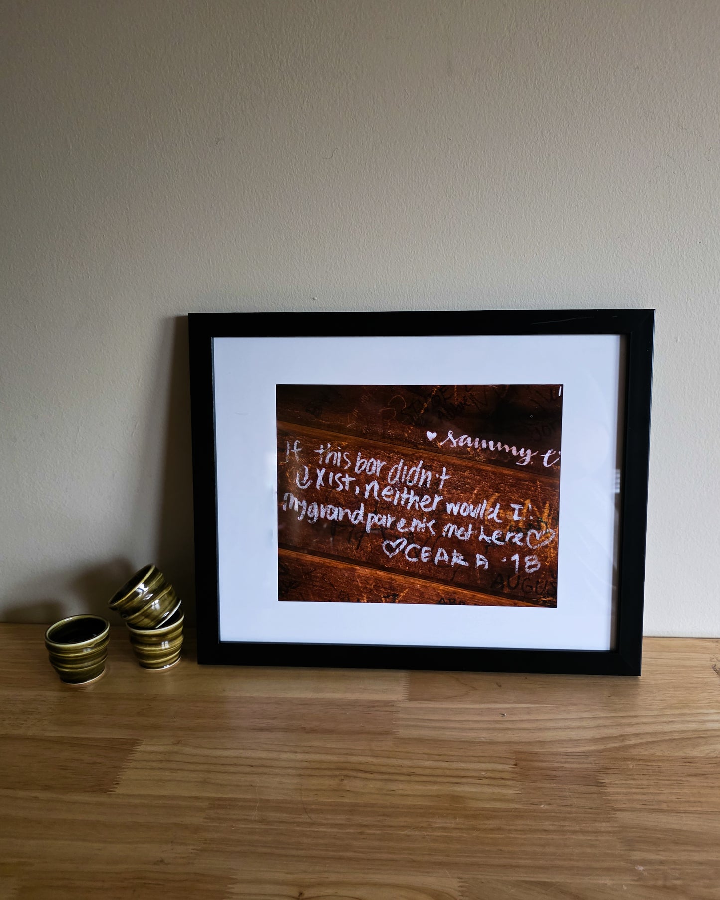 Famous Wall Signature Photo Print - The Bier Stube Collection