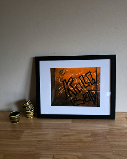 Kill God Wall Graffiti Photo Print - The Bier Stube Collection