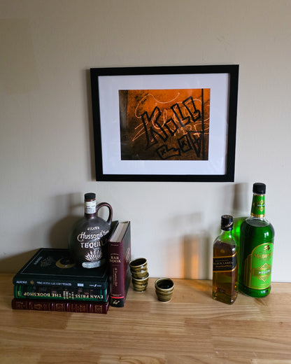 Kill God Wall Graffiti Photo Print - The Bier Stube Collection