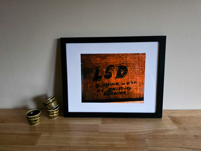 LSD Wall Graffiti Print - The Bier Stube Collection