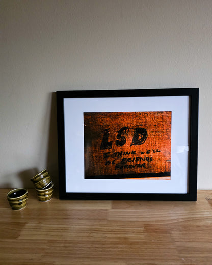 LSD Wall Graffiti Print - The Bier Stube Collection