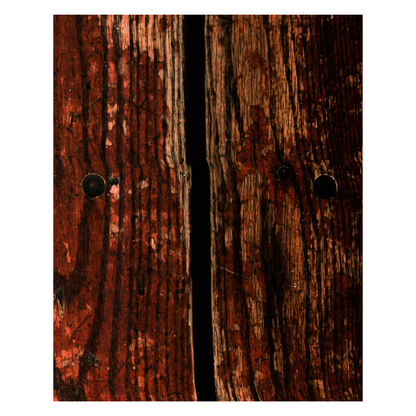 Wooden Booth Seat Texture Print - The Bier Stube Collection