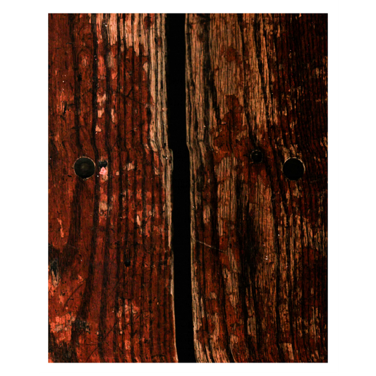 Wooden Booth Seat Texture Print - The Bier Stube Collection