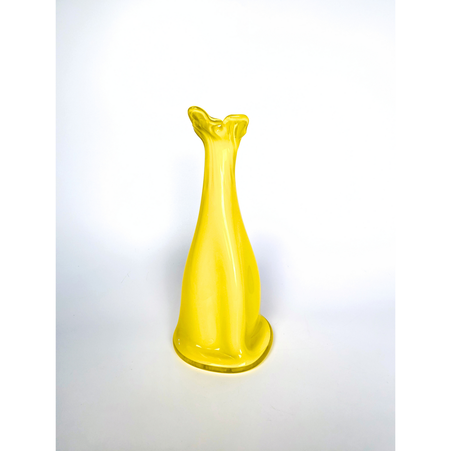 Lemon Yellow Pouch Vase