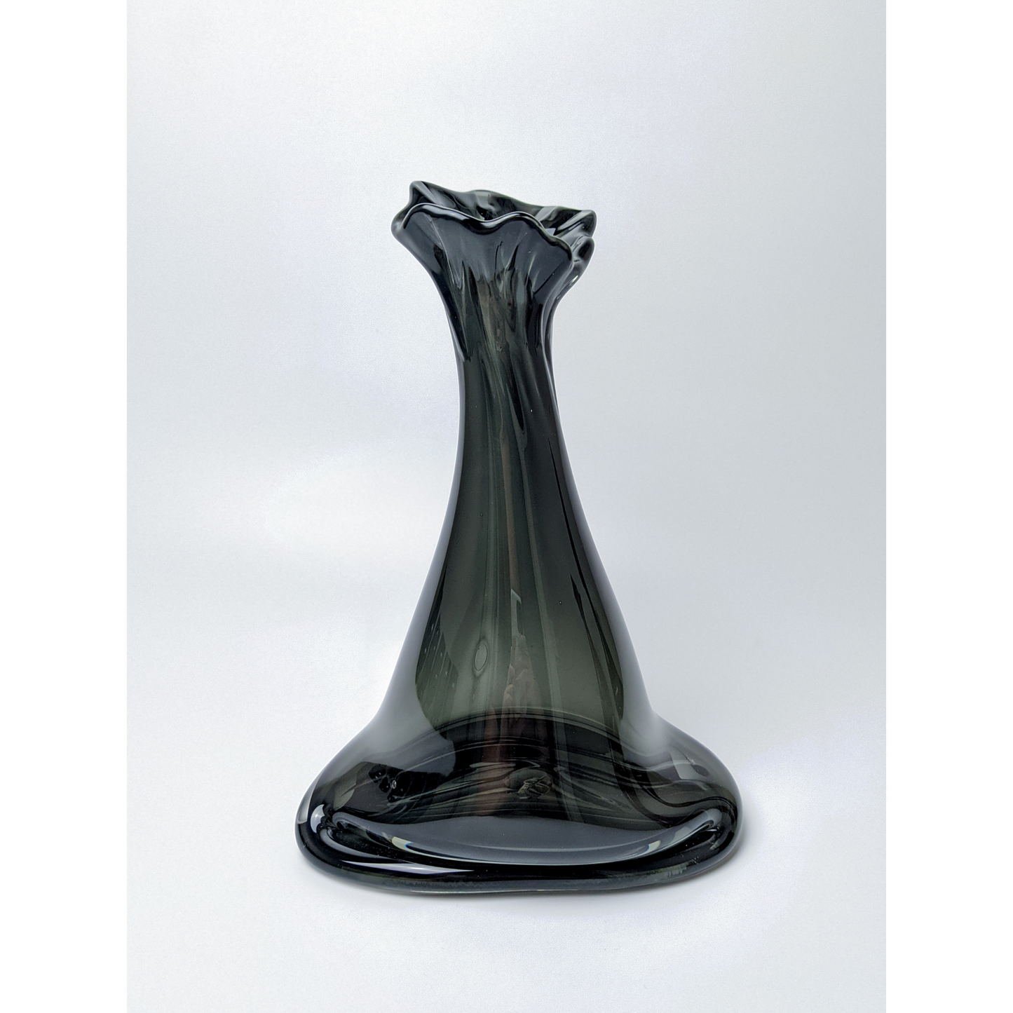 Dark Gray Pouch Vase
