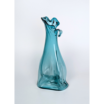 Sea Blue Pouch Vase