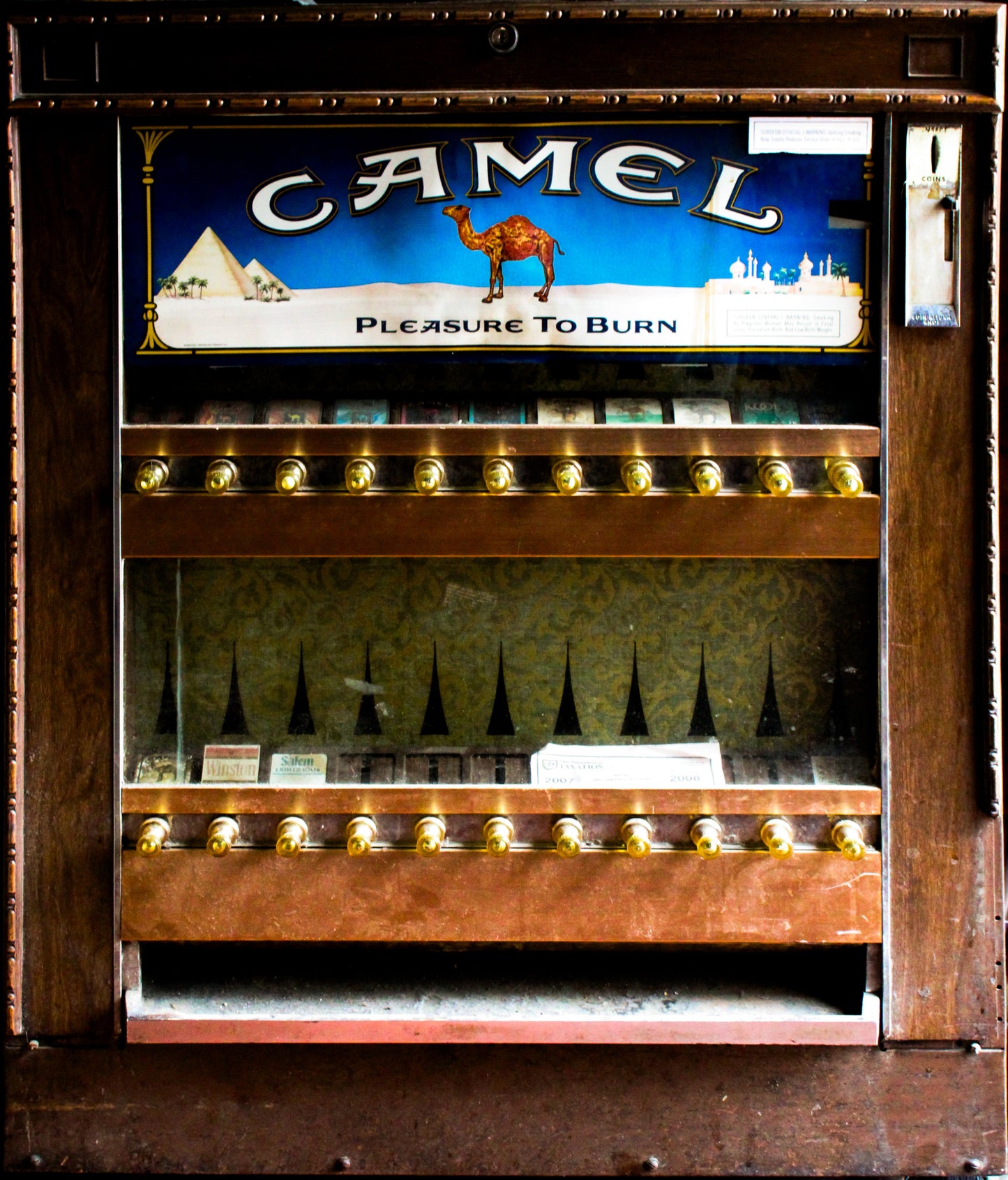 Camel Cigarette Machine Photo Print - The Bier Stube Collection