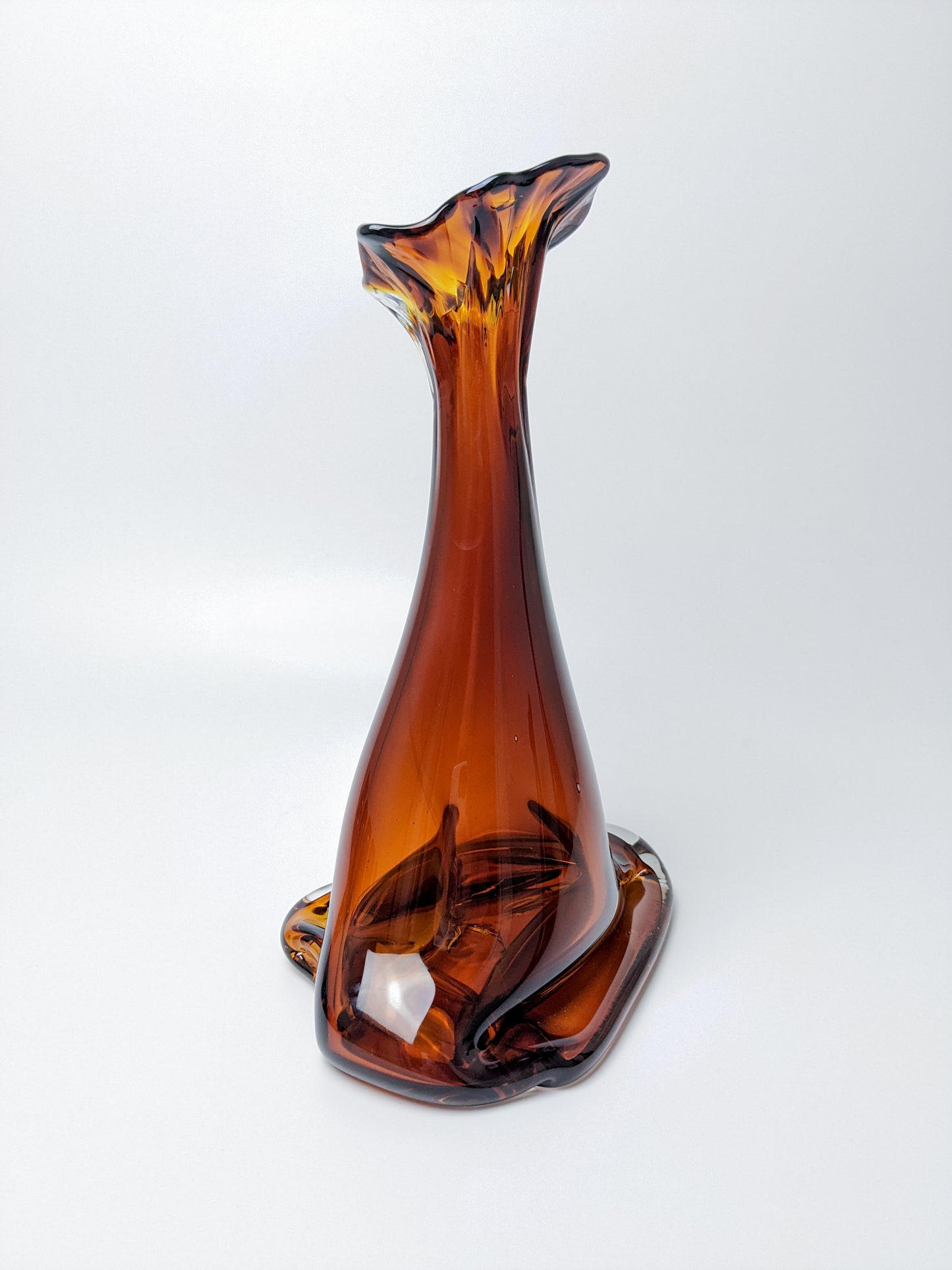 Amber Pouch Vase