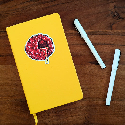 Raspberry Pride Sticker