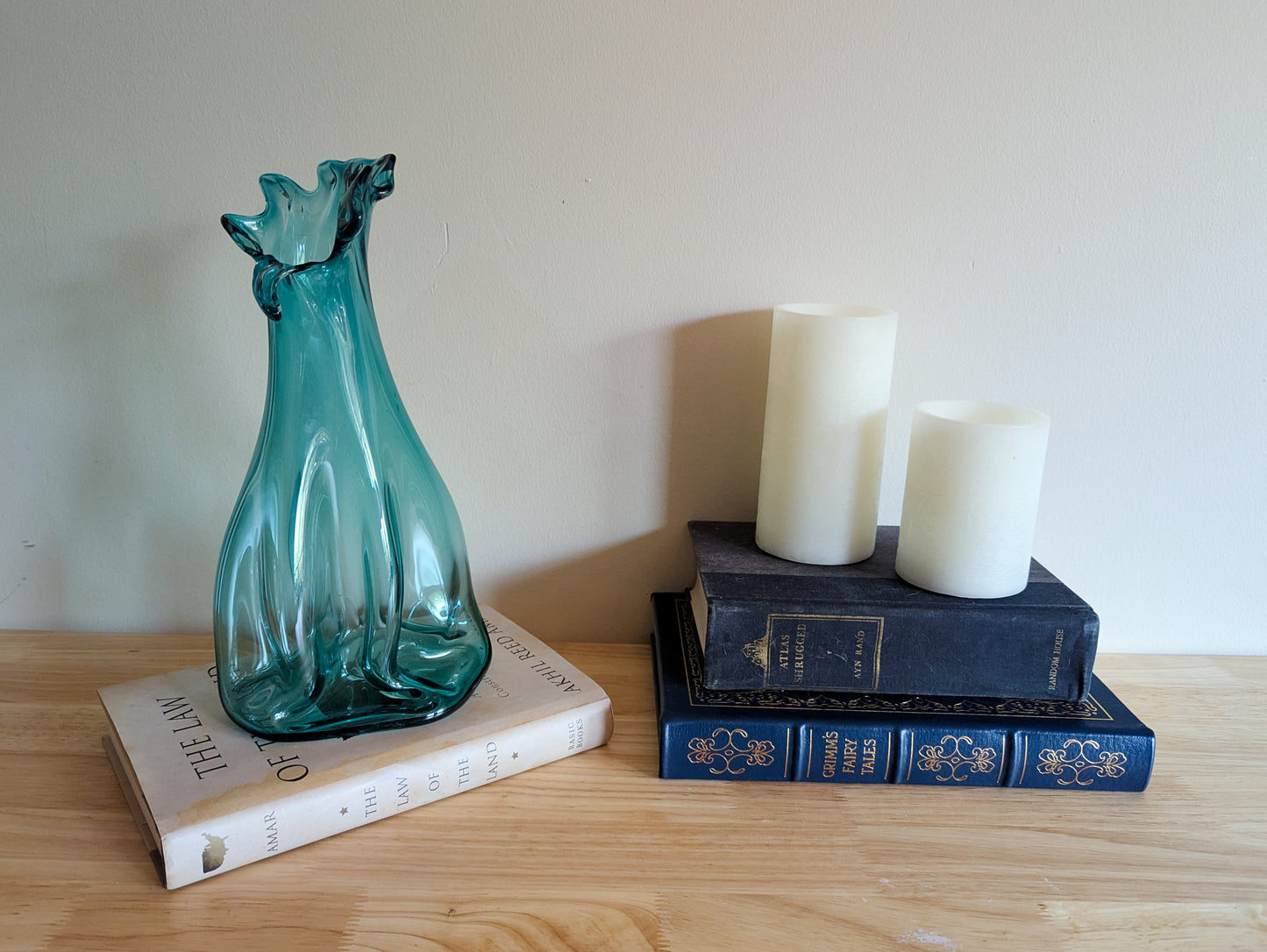 Sea Blue Pouch Vase