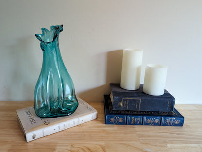 Sea Blue Pouch Vase
