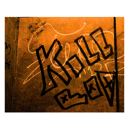 Kill God Wall Graffiti Photo Print - The Bier Stube Collection