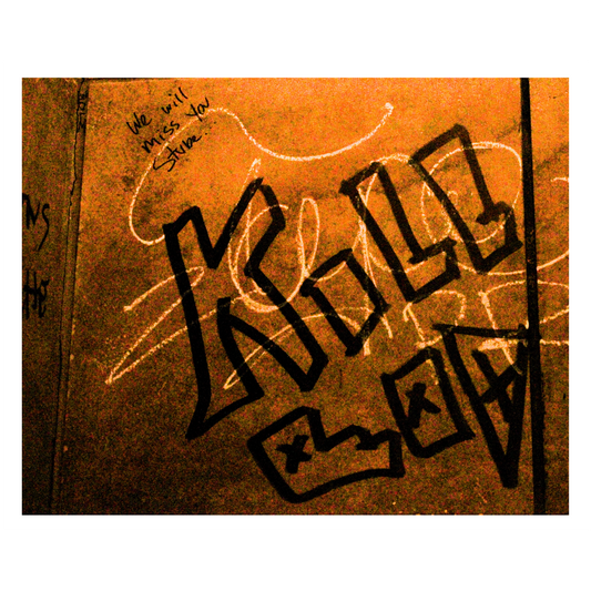 Kill God Wall Graffiti Photo Print - The Bier Stube Collection